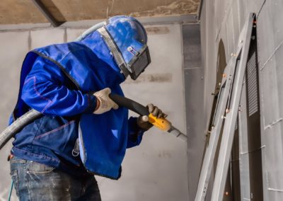 vertical sand blasting cape town